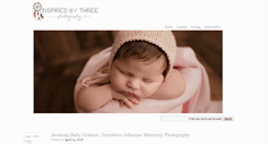 Desktop Screenshot of inspiredbythreephotography.com